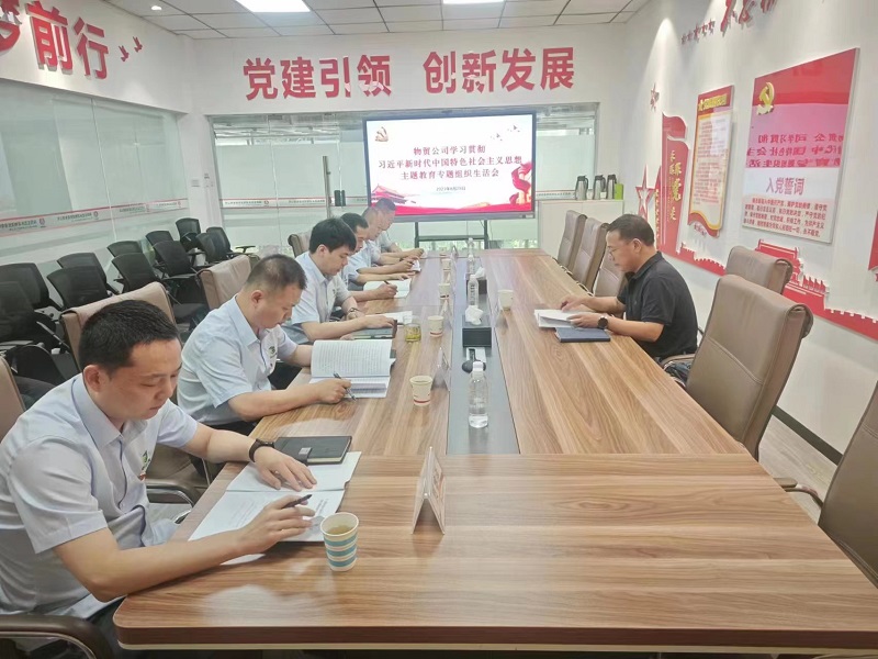 物贸公司召开领导班子学习贯彻习近平新时代中国特色社会主义思想主题教育专题组织生活会